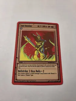 Hell Skeleton 142/150 Ward Trading Card Generational One - Image 2