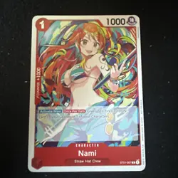 ONE PIECE Card Game TCG / Nami ST01-007 V.4 / New Year Promo ENG NM - Image 1