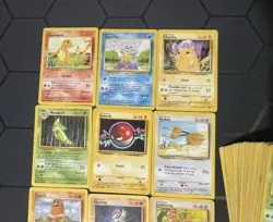 Pokemon Vintage Card Lot Base Set Lot of 50 + Cards WOTC LP-HP - Image 1