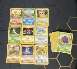 Pokemon Vintage Card Lot Base Set Lot of 50 + Cards WOTC LP-HP - Image 3
