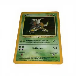 LP/NM (No-Symbol) Pokemon PINSIR Card JUNGLE Set 9/64 HOLO RARE Error/Misprint#2 - Image 1
