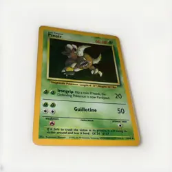 LP/NM (No-Symbol) Pokemon PINSIR Card JUNGLE Set 9/64 HOLO RARE Error/Misprint#2 - Image 3