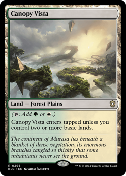 Canopy Vista Bloomburrow Commander NM Land Rare MAGIC GATHERING CARD ABUGames - Image 1
