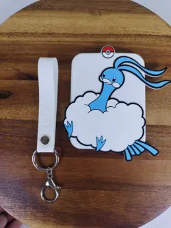 Altaria Pokemon Tcg Silicone Card Display Keychain Nintendo - Image 1