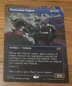 Possession Engine Borderless Rare MTG Card! - Image 1