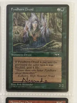 MTG-RA Mixed Lot 9 Signed Magic The Gathering Cards By ROB ALEXANDER KAIA FOGLIO - Image 5