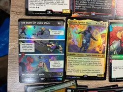 Spider-Man MTG Card Lot Rares Mythics More ! Pack Fresh! Cosmic Impersonate Foil - Image 4