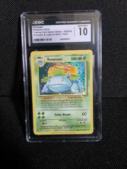 Venusaur Trading Card Game Classic #003/034 CGC Gem Mint 10 - Image 1