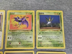 Vintage Pokemon Card Lot WOTC Base Jungle Fossil 10x Commons Trainers Cards - Image 5