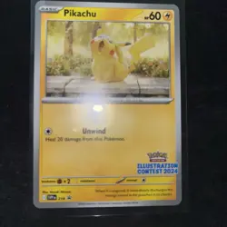Pokemon TCG Illustration Contest 2024 Promo Cards (All 3 Promos) - Image 3