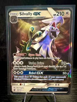 Silvally GX 90/111 SM Crimson Invasion Holo Ultra Rare Card Pokemon TCG Card NM - Image 1
