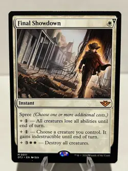 Final Showdown 11 M Outlaws of Thunder Junction NM MTG - Image 1