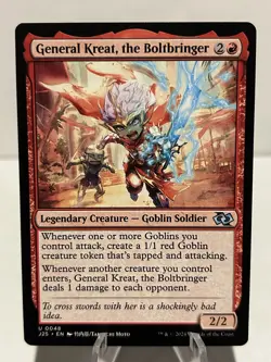 General Kreat, the Boltbringer (Anime) 48 U Foundations Jumpstart NM MTG - Image 1