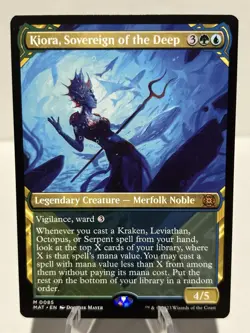 Kiora, Sovereign of the Deep (Showcase) 85 M March the Machine Aftermath NM MTG - Image 1
