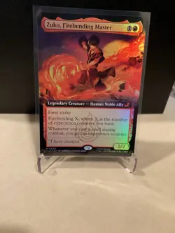 Zuko, Firebending Master (Extended Art) Foil - MTG Avatar: The Last Airbender - Image 1