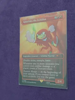 Knuckles the Echidna (Rainbow Foil) Secret Lair Drop Foil MTG - Image 2