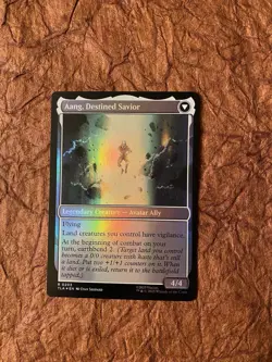 MTG Aang, At The Crossroads Rare FOIL Stamped Prerelease Promo NM TLA#0203 - Image 2