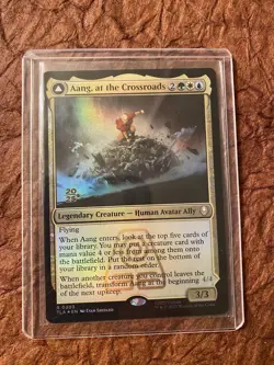 MTG Aang, At The Crossroads Rare FOIL Stamped Prerelease Promo NM TLA#0203 - Image 3