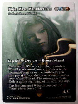 MTG Final Fantasy - Kuja, Mage Manufacturer (Inalla) - Borderless Rare - 0052 NM - Image 1