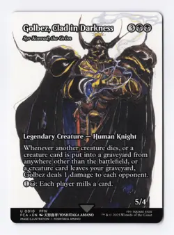 Golbez, Clad in Darkness (Showcase) 10 MTG Final Fantasy: Through the Ages (FCA) - Image 1