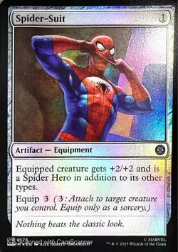 Spider-Suit U Marvel's Spider-Man 176 Near Mint Foil - Image 1