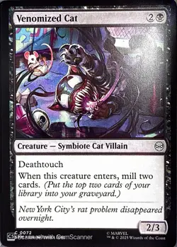 Venomized Cat C Marvel's Spider-Man 72 Near Mint - Image 1