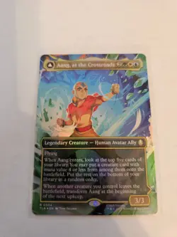 Aang, at the Crossroads Borderless FOIL MTG Avatar: TLA Nm/M - Image 1