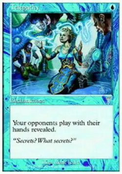 Telapathy Seventh Edition Light Play LP Magic the Gathering DNA GAMES - Image 1