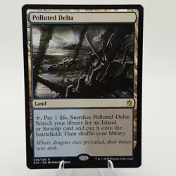 MTG Magic: The Gathering Khans of Tarkir Rare Land Polluted Delta (239/269) - Image 1