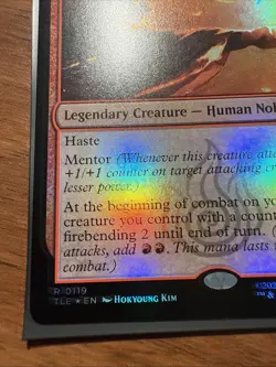 MTG Avatar Iroh, Dragon of the West TLE 119 Standard Foil Rare NM - Image 2