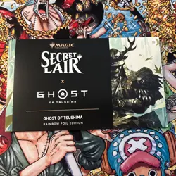 MTG Secret Lair x Ghost of Tsushima Rainbow Foil Sealed IN HAND SHIPS ASAP - Image 1
