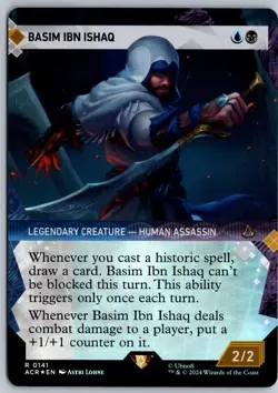 Basim Ibn Ishaq (Showcase) Universes Beyond: Assassin's Creed 141 - Image 1