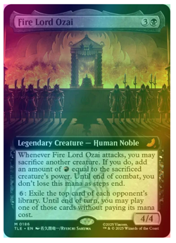 Fire Lord Ozai - Foil - Extended Art Avatar MTG - Image 1