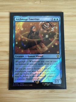MTG: Archmage Emeritus (Surge Foil) Commander: Final Fantasy Surge Foil NM - Image 1