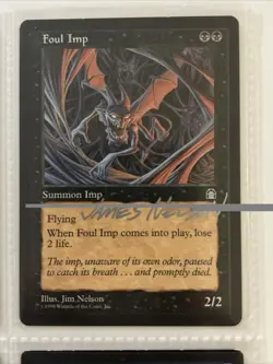 MTG-RKJM Mixed Lot 9 Signed Magic The Gathering Cards By Rk Post & Jim Nelson - Image 5