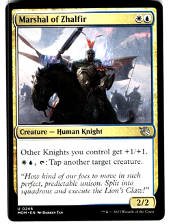 MTG March of the Machine Marshal of Zhalfir 0246 U NM/MT - Image 1
