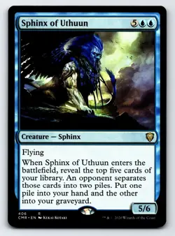 Sphinx of Uthuun R Commander Legends # 406 NM Normal - Image 1