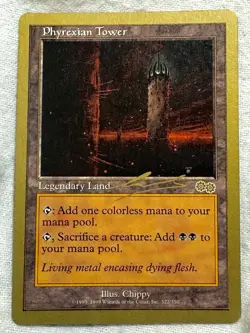 MTG - Phyrexian Tower - 2000 Nicolas Labarre World Champ - NM - Free Shipping! - Image 1