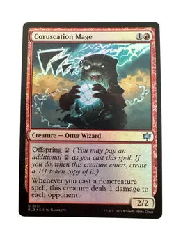 MTG Coruscation Mage Bloomburrow Foil #131 - Image 1