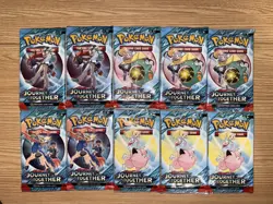 Journey Together x10 Packs - Pokemon TCG Set Sealed x10 Booster Pack Lot - Image 1