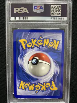 2002 Pokemon Expedition Meowth Reverse Foil 121/165 PSA 10 Gem Mint POP 3 - Image 2