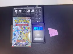 GOD PACKU 22.10g VERY HEAVY Prismatic Evolutions Pokemon Sealed Booster Pack New - Image 1