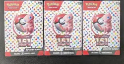 3 BOXES!!! POKEMON 151 Booster Bundle New Sealed English Edition Ships ASAP ! - Image 1