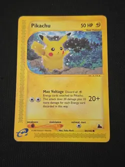 Pikachu 84/144 Skyridge Regular WOTC Vintage 2003 Pokemon TCG Light Played - Image 1