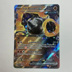 Iron Boulder ex 147 Ultra Rare Pokemon Black Star Promos NM - Image 1
