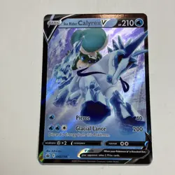 Pokemon TCG Ice Rider Calyrex V 045/189 2022 World Championships Ultra Rare NM - Image 1