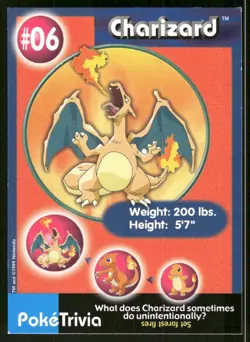 Pokemon Tcg Charizard #6 Pokemon Burger King LP - Image 1