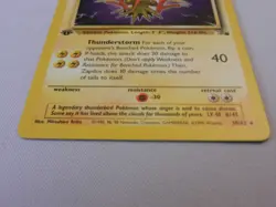 👾 1999 Pokemon Fossil | ZAPDOS #30 1ST EDITION Non-Holo | Great Condition! - Image 2
