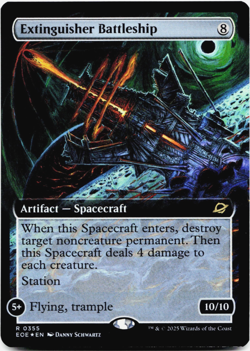 Extinguisher Battleship (Extended Art) - FOIL - [Edge of Eternities] MTG Magic - Image 3