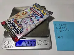 HEAVY 22.57g Prismatic Evolutions Booster Pack - Pokemon TCG - Sealed - Image 1